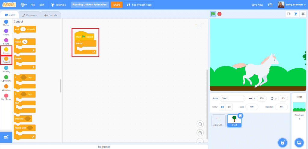 bonus 3 Add start and forever blocks 1024x495 1