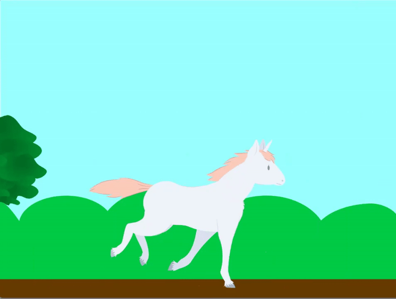 unicorn running completed